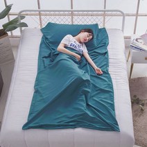 여행용 캠핑 침낭라이너(115x210cm) 여름 백패킹침낭, 1개
