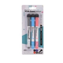 삼색 지우개 달린 보드 마카 마카펜 화이트 글라스 자석 3색 유리 펜 보드펜 마커펜