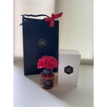 [더초] 레드 꽃 디퓨저 카네이션 50ml 핸드메이드 연예인디퓨저 발향 간단한 선물, 향:메이비베이비 / 컬러:핑크
