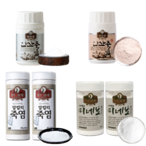 인산가 양치 소금 잇몸케어 치아용/양치용 죽염 죽염본가 인산죽염, 5회 미네보 분말 150g 2개