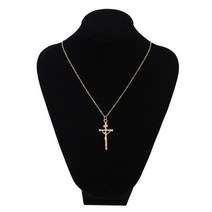 유럽과 미국의 대외 무역 액세서리 이베이 AliExpress 폭발 베스트 셀러 예수 그리스도 크로스 목걸이 쇄골 체인 도매