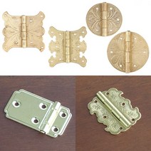 옛날장식 소품가구경첩 골드, 3.고가구경첩13-15 골드56x52mm