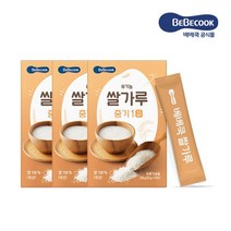 베베쿡 유기농 쌀가루 중기1 3개 20g x 30포, 단품