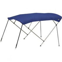 Blue Black 또는 Gray의 Oceansouth 4 Bow Bimini Top은 6가지 사이즈로 제공됩니다., 퍼시픽 블루, 장착 폭 73