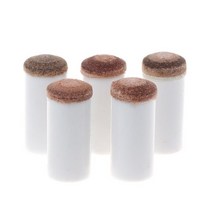 5 pcs 11mm 13mm 당구 풀 큐 팁 스누커로드 스틱 플라스틱 및 가죽 교체 수리 도구 스포츠 엔터테인먼트