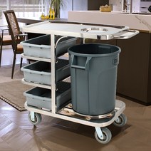 식당 레스토랑 뷔페 퇴식구 카트 잔반 처리대 트롤리, 사각프레임 4인치 815x460x960mm