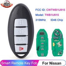 스마트키 자동차키 복사복제 원격 스마트 키 42, 10개, cwtwb1u815, 1개