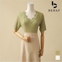 베나프 물결 펀칭 니트_FB1SK003