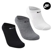 나이키 에브리데이 쿠션 여성 남자 덧신 페이크삭스 양말 3팩세트 SX7673-964, SX7673-964/M_240-260