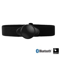 심박계 아이폰 호환용 심박수 모니터 블루투스 4.0 ANT + 센서 GAR MIN Wahoo Polar Watch 자전거 사이클링, 02 Black