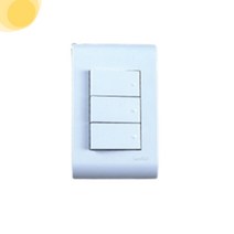 3구 벽스위치 매입 텀블러 화이트 조명 매립스위치