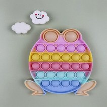 뽁뽁이장난감 팝잇 푸쉬팝 스트레스해소 푸시팝 개구리장난감, 3개