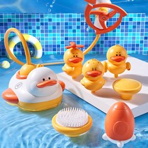 리버폭스 오리가족 샤워기 목욕놀이세트 어린이 분수놀이 필수템, 풀세트