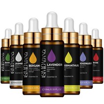 [티트리오일] 퓨어 플랜트 가습기 에센셜 오일 10ml 민트 라벤더 티 트리 로즈 바닐라 샌달우드 재스민 네이처, [01] 10ml, [29] Thyme, 01 10ml_29 Thyme