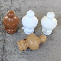 레일앤폴 25mm 커튼 일반봉마개, 1조, 1조 아이우드