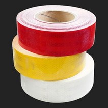 [오너클랜] 안전제일 3색 반사스티커 리플렉터 1M단위 최장 45M까지 구매가능, 옐로우 1M당 기본연결발송