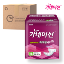 카네이션 접착테이프 특대형 100매 (10매x10팩) 겉기저귀 1박스, 10개입, 10개