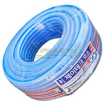 내압편사호스 6mm 8mm 9mm 10mm 12mm 13mm 16mm 19mm 25mm 물호스 일반수도 주차장물청소 유리창청소 건물물청소외벽청소 세차호수용품 파는곳, 12mm-90m, 1개