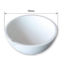 100g-10000g 고온 석영 실리카 용융 도가니 접시 그릇 냄비 주조 금은 금속 보석 용기, 02 70mm 250G