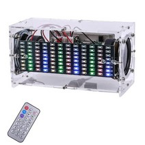 DIY 전자 키트 블루투스 오디오 스피커 12 채널 LED 깜박이 음악 스펙트럼 분석기 2*3W 4ohm 미니 사운드, [02] Type B