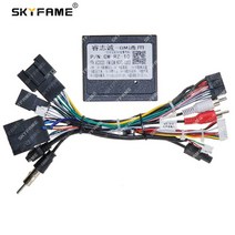 차량용스피커 SKYFAME 자동차 16pin 배선 하네스 어댑터 Canbus 상자 디코더 Chevrolet Sail 3 Buick Excelle Spark GM-RZ-10, 03 Cable Canbus