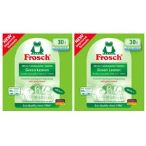 프로쉬 올인원 식기세척기 세제 그린레몬, 2개, 600g