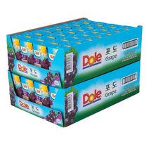 [톡톡92] 100% 포도 주스로 달고 맛있다 Dole 포도주스 120ml x 64개(당일발주), 64개