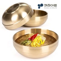 키친아트 티타늄 이중진공 냉면 비빔밥 국수 그릇 면기, 이중 면기 (대)