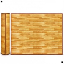 층간소음완화 뽀송뽀송 냉기차단 어르신 보온매트200x250cm 침실매트200x250cm, 보온매트 고급우드 200x250cm