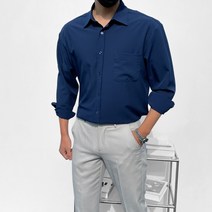 [빅사이즈]포켓 구김없는 기본셔츠 - 16color / ~4XL