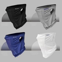 1+1스포츠 자외선 차단 마스크 얼굴 햇빛 가리개 자전거 골프 쿨 냉감 귀걸이 마스크 목가리개 2개, 회색2개