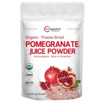 MicroIngredients Pomegranate Juice Powder 마이크로인그레디언트 석류 주스 파우더 16oz(454g)