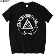 주짓수 격투기 그레이시 브라질 티셔츠 BJJ Top Arts men Cotton Tee