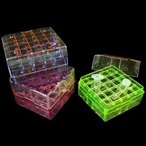 크라이오 박스 25홀 cryo box 액체 질소 케이스 냉동 극저온 실험 바이알 렉 1.5ml tube 2ml vial rack별사탕마켓, 25홀(이벤트)