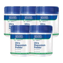 Wagner 와그너 프로페셔널 울트라 마그네슘 시트러스 파우더 Professional Ultra Magnesium Citrus Powder 240g, 5개