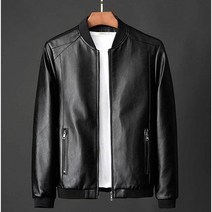 FASHION 남자 슬림한 가죽 점퍼 라이더 자켓+커피쿠폰