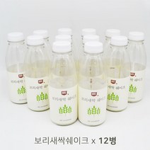 BMS 제주보리새싹쉐이크 보리새싹분말 귀리 가루 새싹보리 보리순 식이섬유 칼슘 클로로필 6병+6병, 24병, 180g
