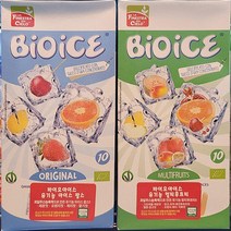 Bioice 바이오아이스 400ml (40ml X 10개) / 유기농 아이스 팝스 유기농 멀티후르티 / 2종 택1 / 이태리, 1.유기농 아이스 팝스