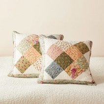 [라뽐므] 블랑 퀼팅 쿠션커버 50x50 2장, 상세 설명 참조