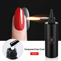 MSHARE-강화 탑 코트 젤 250ml 클리닝 없음 커버 지속적인 건강 수지 소재 UV 바니시