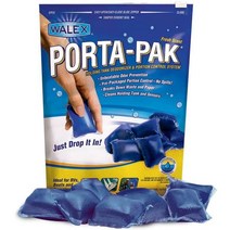Walex 포타팩 캠프카 용변분해제 10개팩 블루 녹색, Porta-Pak Blue + Green 세트