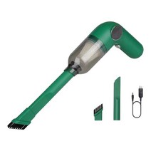 무선 강력 흡입 휴대용 자동차 진공 청소기 6000PA 여행용, [02] Green