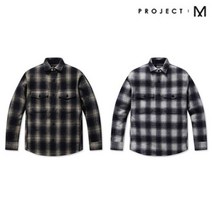 [AK분당점] [프로젝트엠]남성 울 블렌드 체크셔켓 (EPB4WC1062)
