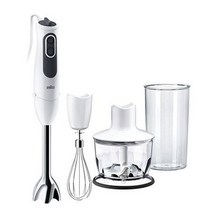 [브라운] 핸드 블렌더 750W 11단계 속도조절 원터치 탈부착 튐방지기능 MQ3135, 단품