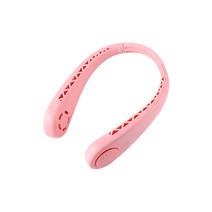 마녀의생활 날개없는 넥밴드 휴대용선풍기 2color 국내당일발송, 핑크