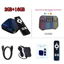 TV 셋톱 박스 스마트 수신기 OTT Hako Pro-안드로이드 년 Amlogic S905Y4 2/4G DDR4 이더넷 HDR 구글 인증 홈 스트리밍 미디어 플레이어 4K, 07 2G 16G i10 plus_01 미국 플러그