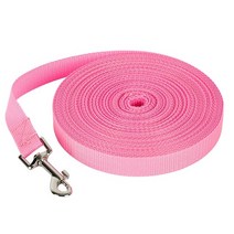 강아지리쉬 리드줄 목줄 1.2m-10m 더 긴 애완 동물 가죽 끈 로프 야외 훈련 실행, 분홍색, 3xl 10m