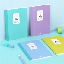 리플린_중철노트 스프링유선노트, 유니닷컴 퍼플