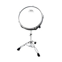 1300K 스네어 연습패드 12인치 풀세트 스탠드 포함 드럼연습, 실버