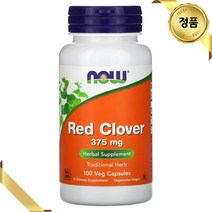 나우푸드 레드클로버 375mg 100 베지 캡슐 식물성 비건 허브 붉은토끼풀 글루텐프리